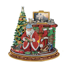 Load image into Gallery viewer, Diamond Painting - Partial Special Shaped - Santa Claus (30*30CM)