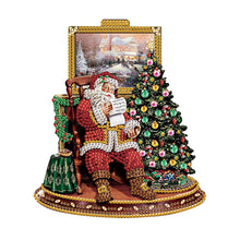Load image into Gallery viewer, Diamond Painting - Partial Special Shaped - Santa Claus (30*30CM)