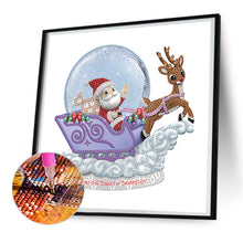 Load image into Gallery viewer, Diamond Painting - Partial Special Shaped - Santa Claus (30*30CM)