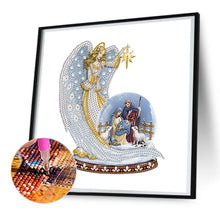 Load image into Gallery viewer, Diamond Painting - Partial Special Shaped - jesus angel (30*30CM)