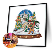 Load image into Gallery viewer, Diamond Painting - Partial Special Shaped - Christmas atmosphere (30*30CM)