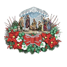 Load image into Gallery viewer, Diamond Painting - Partial Special Shaped - Christmas atmosphere (30*30CM)