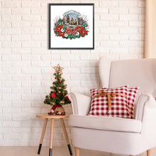 Load image into Gallery viewer, Diamond Painting - Partial Special Shaped - Christmas atmosphere (30*30CM)