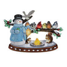 Load image into Gallery viewer, Diamond Painting - Partial Special Shaped - Christmas snowman (30*30CM)