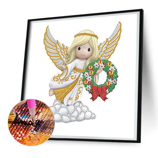 Diamond Painting - Partial Special Shaped - precious moments doll (30*30CM)