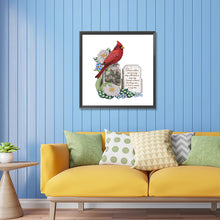 Load image into Gallery viewer, Diamond Painting - Partial Special Shaped - Christmas cardinal (30*30CM)