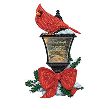 Load image into Gallery viewer, Diamond Painting - Partial Special Shaped - Christmas cardinal (30*30CM)