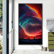 Load image into Gallery viewer, AB Diamond Painting - Full Round - Aurora night view (40*70CM)