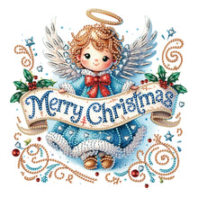 Load image into Gallery viewer, Diamond Painting - Partial Special Shaped - Christmas little angel (30*30CM)