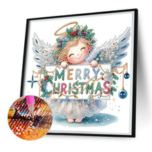 Load image into Gallery viewer, Diamond Painting - Partial Special Shaped - Christmas little angel (30*30CM)