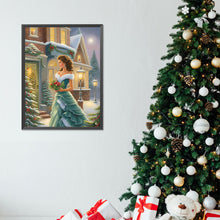 Load image into Gallery viewer, Diamond Painting - Full Round - santa girl (30*40CM)