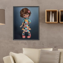 Load image into Gallery viewer, Diamond Painting - Full Round - girl doll (30*40CM)