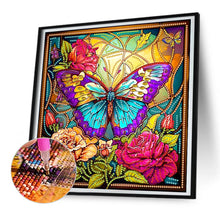 Load image into Gallery viewer, Diamond Painting - Partial Special Shaped - butterfly crafts (30*30CM)