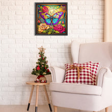 Load image into Gallery viewer, Diamond Painting - Partial Special Shaped - butterfly crafts (30*30CM)