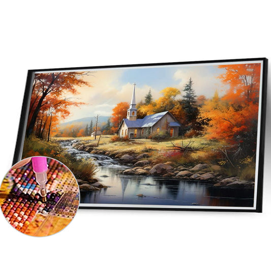 Diamond Painting - Full Round - country house (40*30CM)