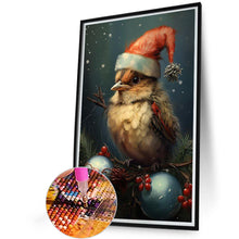 Load image into Gallery viewer, Diamond Painting - Full Round - Christmas sparrow (40*60CM)