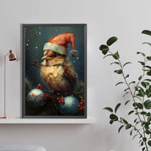Load image into Gallery viewer, Diamond Painting - Full Round - Christmas sparrow (40*60CM)