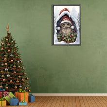 Load image into Gallery viewer, Diamond Painting - Full Round - Christmas baby owl (40*60CM)