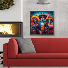 Load image into Gallery viewer, Diamond Painting - Full Round - halloween masquerade (30*30CM)