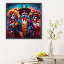 Load image into Gallery viewer, Diamond Painting - Full Round - halloween masquerade (30*30CM)