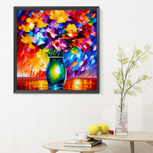 Load image into Gallery viewer, Diamond Painting - Full Round - Flowers full of oil paint elements (30*30CM)