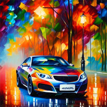 Load image into Gallery viewer, Diamond Painting - Full Round - Oil paint element car (30*30CM)