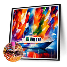 Load image into Gallery viewer, Diamond Painting - Full Round - Oil paint elements life boat (30*30CM)