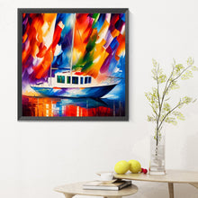 Load image into Gallery viewer, Diamond Painting - Full Round - Oil paint elements life boat (30*30CM)