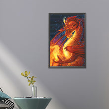 Load image into Gallery viewer, Diamond Painting - Full Round - Dragons and Fire (40*60CM)