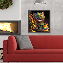 Load image into Gallery viewer, Diamond Painting - Full Round - cat (30*30CM)