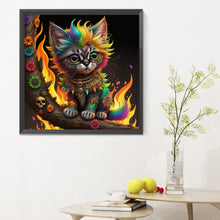 Load image into Gallery viewer, Diamond Painting - Full Round - cat (30*30CM)