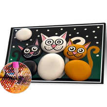 Load image into Gallery viewer, Diamond Painting - Full Round - cat (40*30CM)