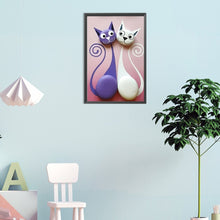Load image into Gallery viewer, Diamond Painting - Full Round - cat (30*45CM)