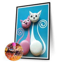 Load image into Gallery viewer, Diamond Painting - Full Round - cat (30*45CM)