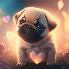 Load image into Gallery viewer, Diamond Painting - Full Round - yorkshire terrier (30*30CM)