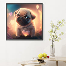 Load image into Gallery viewer, Diamond Painting - Full Round - yorkshire terrier (30*30CM)