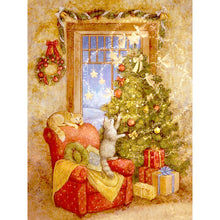 Load image into Gallery viewer, Diamond Painting - Full Round - Warm Christmas (30*40CM)