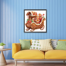 Load image into Gallery viewer, Diamond Painting - Partial Special Shaped - Christmas atmosphere car (30*30CM)