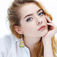 Load image into Gallery viewer, 10PCS Autumn Dangle Drop Diamond Art Earring Kit for Women Girl Jewelry Crafting