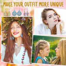 Load image into Gallery viewer, 10PCS Autumn Dangle Drop Diamond Art Earring Kit for Women Girl Jewelry Crafting