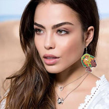 Load image into Gallery viewer, 8PCS Double Sided Diamond Painting Earrings Girl Diamond Glitter Art Earring Kit