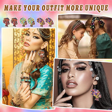 Load image into Gallery viewer, 8PCS Double Sided Diamond Painting Earrings Girl Diamond Glitter Art Earring Kit