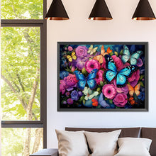 Load image into Gallery viewer, Diamond Painting - Full Square - flower cluster bouquet (40*30CM)