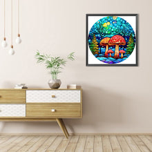 Load image into Gallery viewer, AB Diamond Painting - Full Round - Glass Art Fantasy Mushroom Painting (40*40CM)