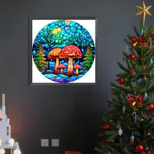 Load image into Gallery viewer, AB Diamond Painting - Full Round - Glass Art Fantasy Mushroom Painting (40*40CM)