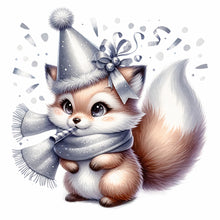 Load image into Gallery viewer, Diamond Painting - Full Round - shiny animal squirrel (30*30CM)