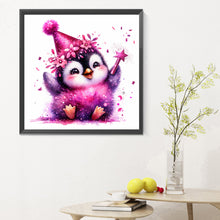 Load image into Gallery viewer, Diamond Painting - Full Round - Shiny animal penguin (30*30CM)