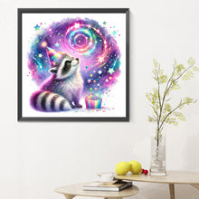 Load image into Gallery viewer, Diamond Painting - Full Round - shiny animal raccoon (30*30CM)