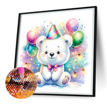 Load image into Gallery viewer, Diamond Painting - Full Round - shiny animal bear (30*30CM)