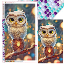 Load image into Gallery viewer, Diamond Painting - Full Round - big eyed owl (40*70CM)